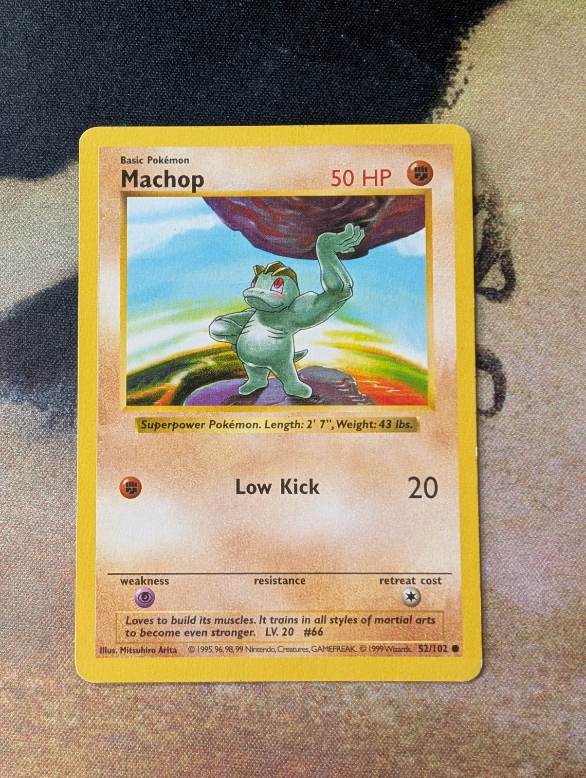 Pokemon Machop Shadowless Base Set – MP
