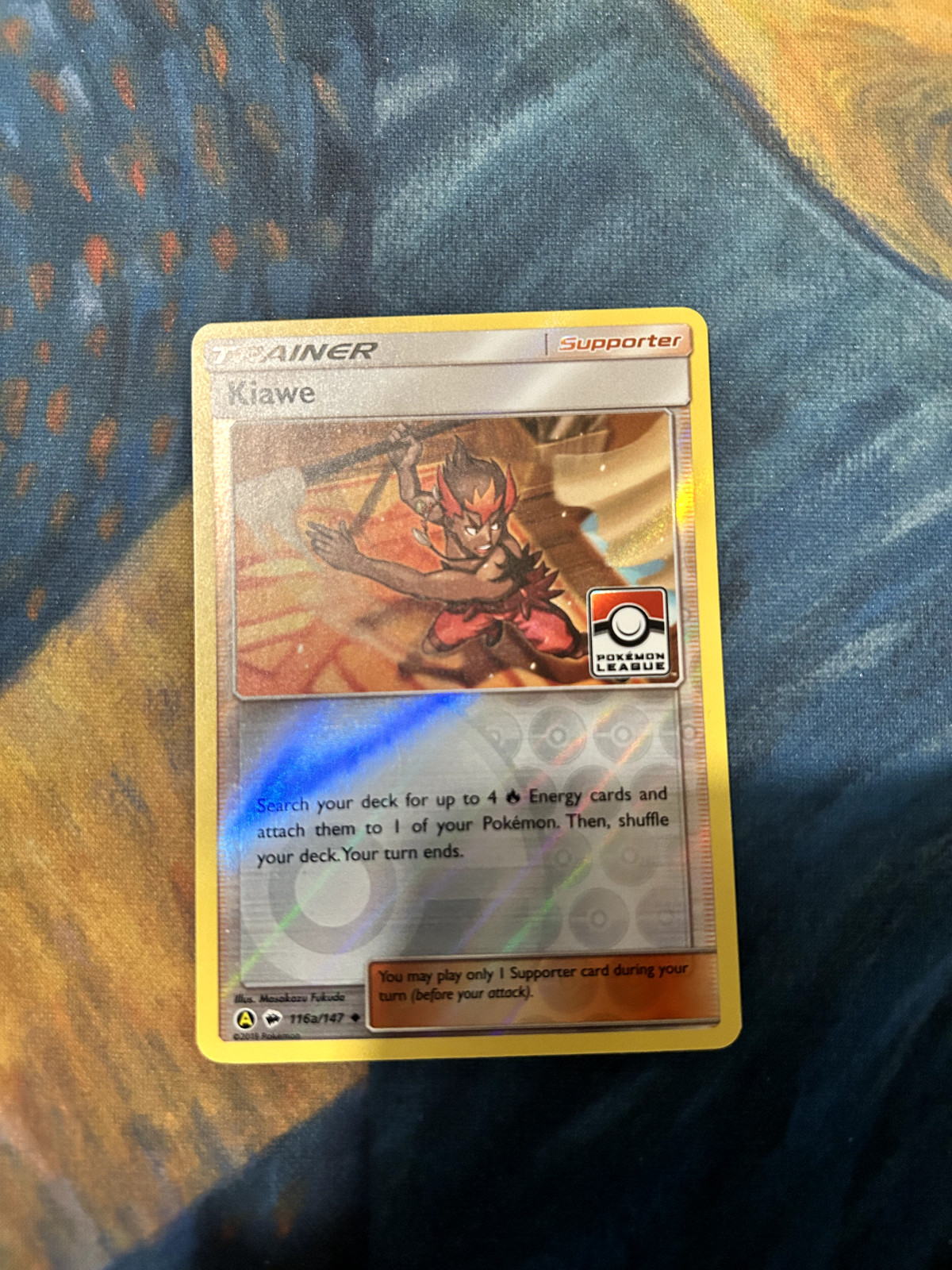 Pokemon TCG – Kiawe 116a/147 Pokemon League Stamped Promo