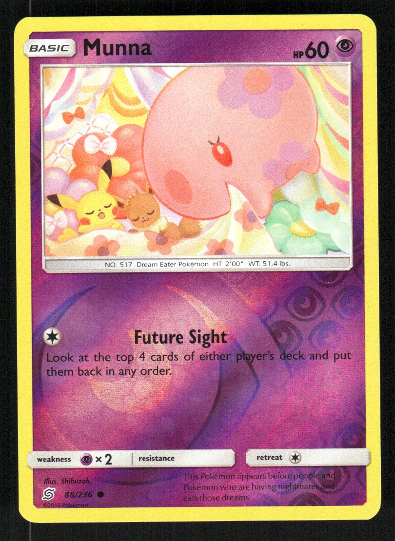 Munna 88/236 SM – Unified Minds Common Reverse Holo NM