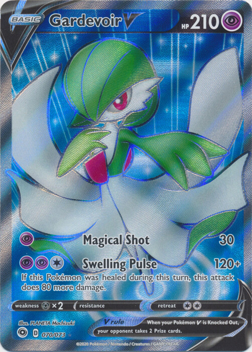 Gardevoir V (Full Art) – 070/073 Ultra Rare Champion’s Path NM Pokemon TCG