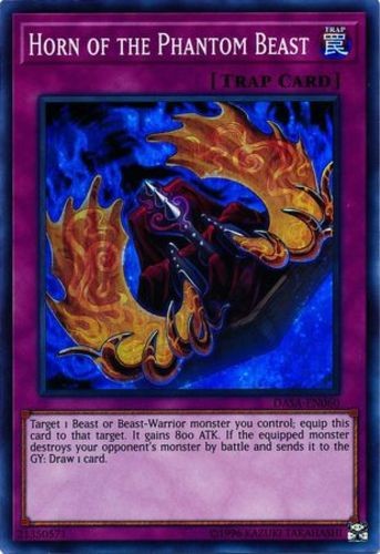Horn of the Phantom Beast – DASA-EN060 – Super Rare – Unlimited – Near Mint