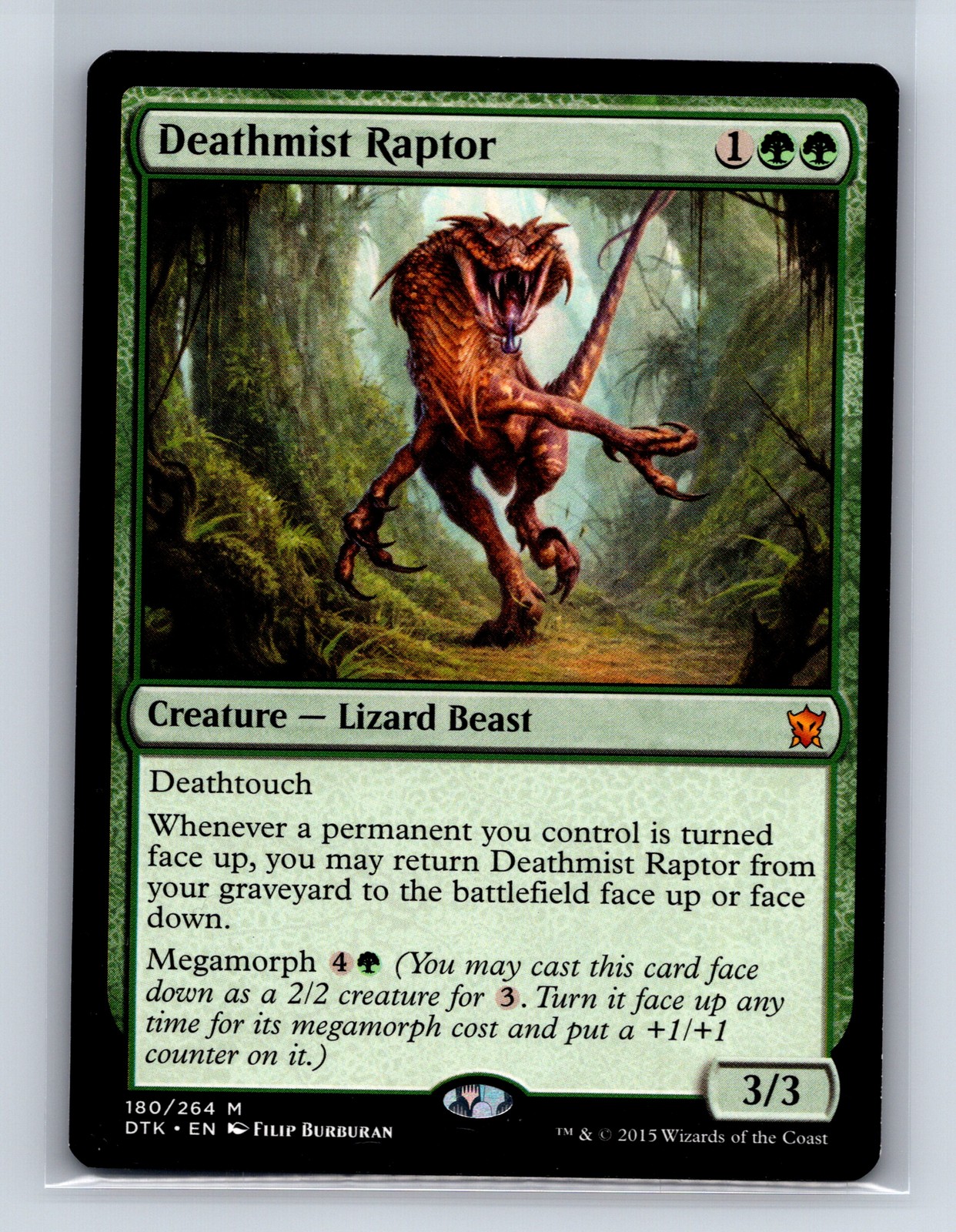 Dragons of Tarkir #180 Deathmist Raptor