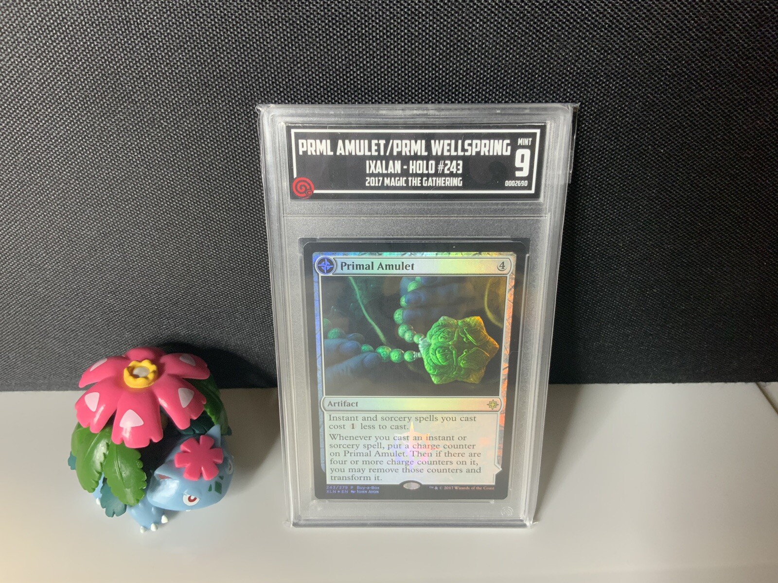 TCCG 9 PSA 9 CGC 9 (eq)FOIL Primal Amulet x1 ~NM~ Ixalan Magic the Gathering MTG