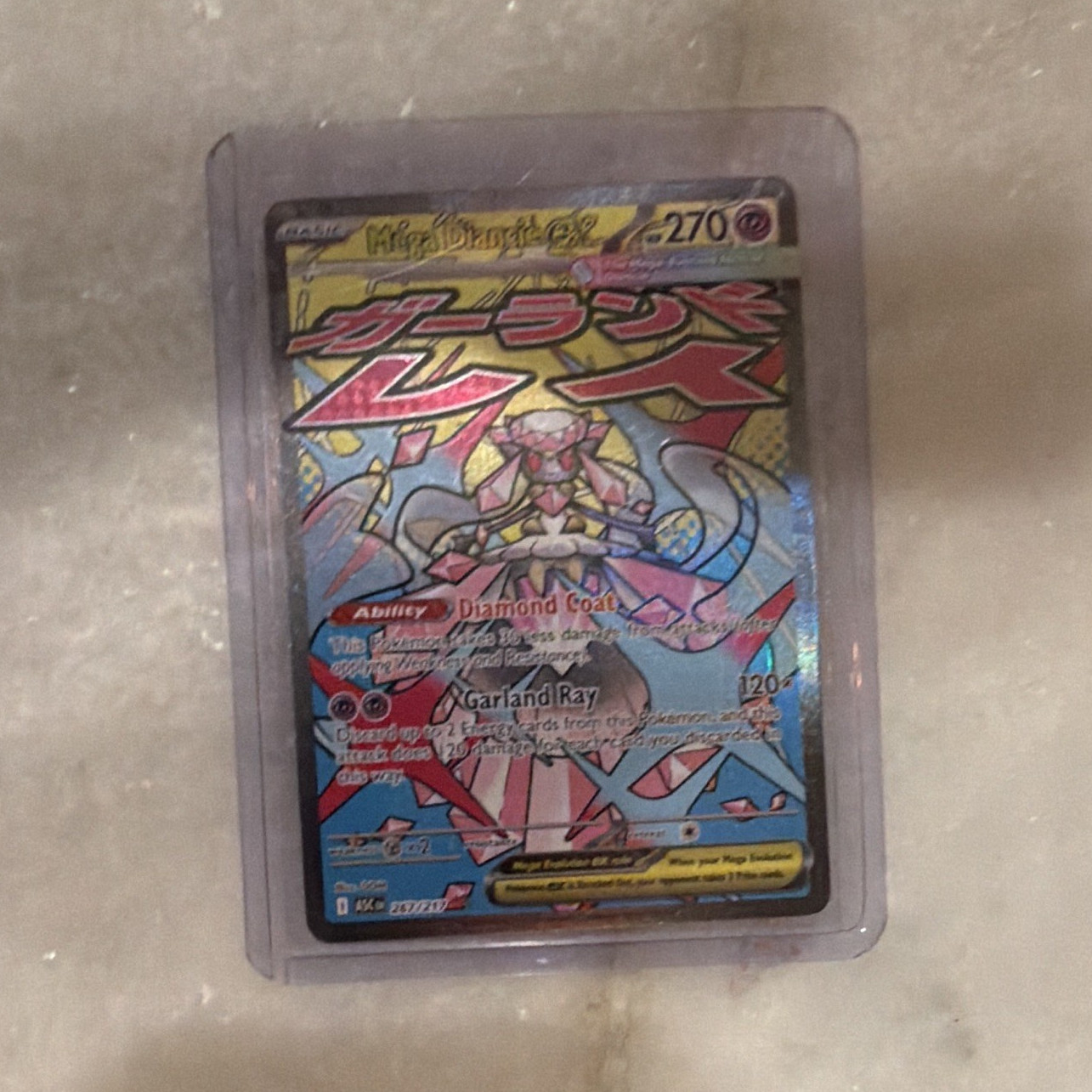 Pokemon TCG Mega Diancie EX 105/98 Ancient Origins Japanese Full Art Holo 270