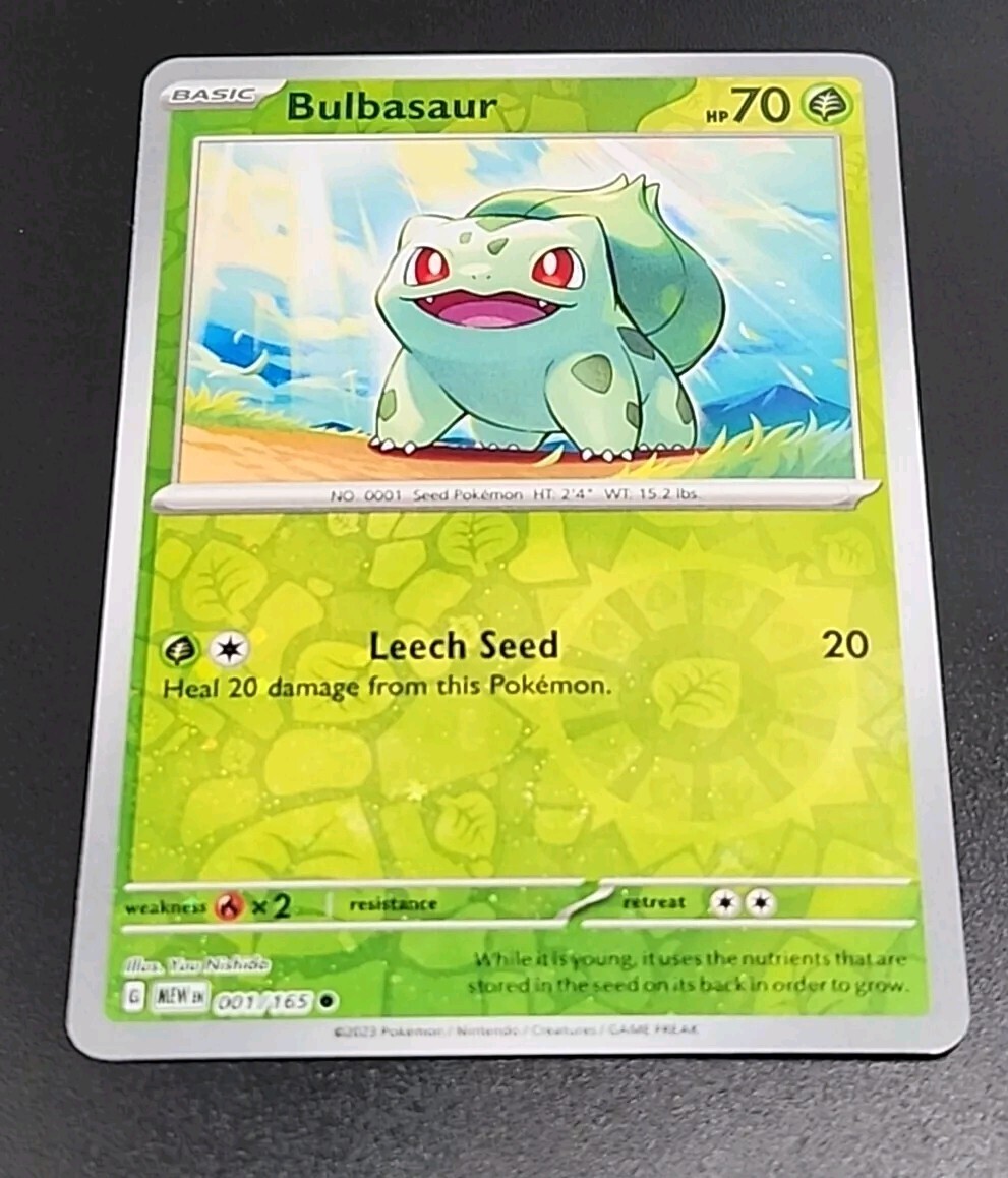 Pokemon Bulbasaur Cosmos Holo Reverse 1/165 151 English Promo Costco Exclusive E