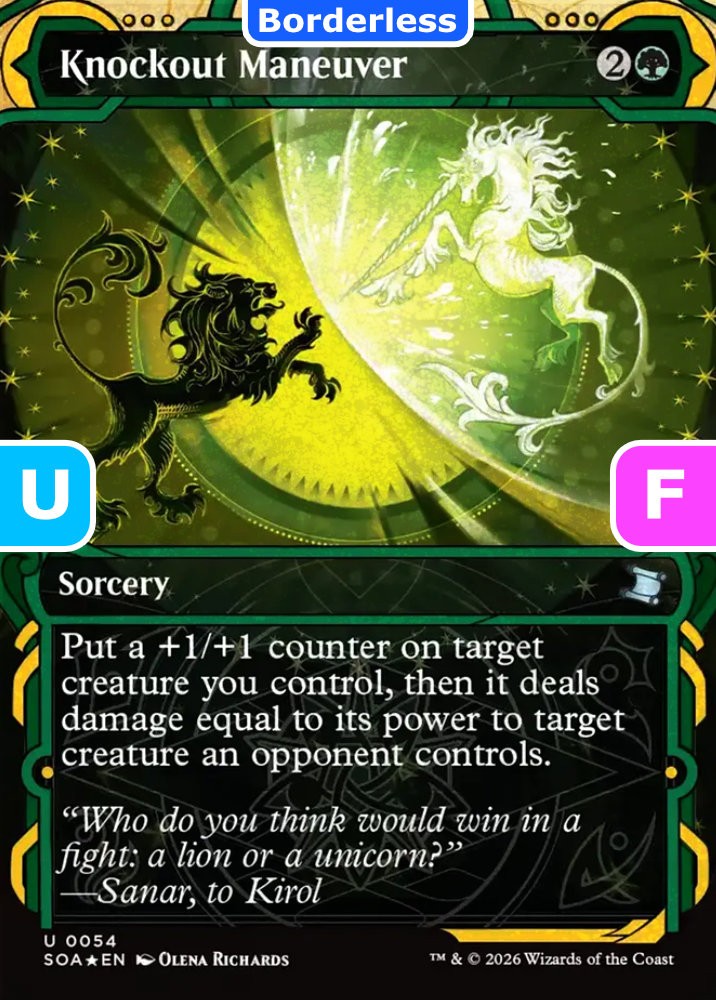 MTG Knockout Maneuver Strixhaven Uncommon Sorcery *Foil* NM