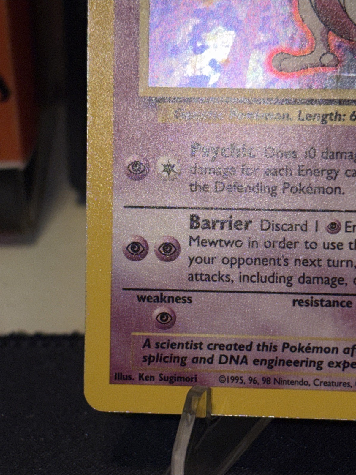 Pokémon TCG Mewtwo Base Set Holo 10/102 NM-LP