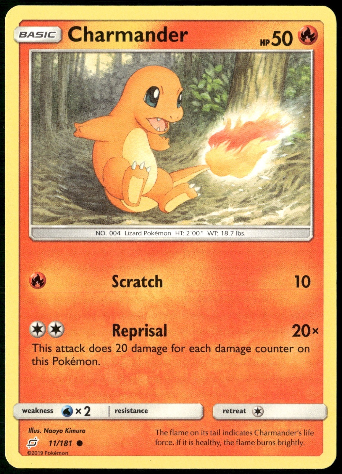 Charmander (11) Regular 11/181 SM – Team Up NM