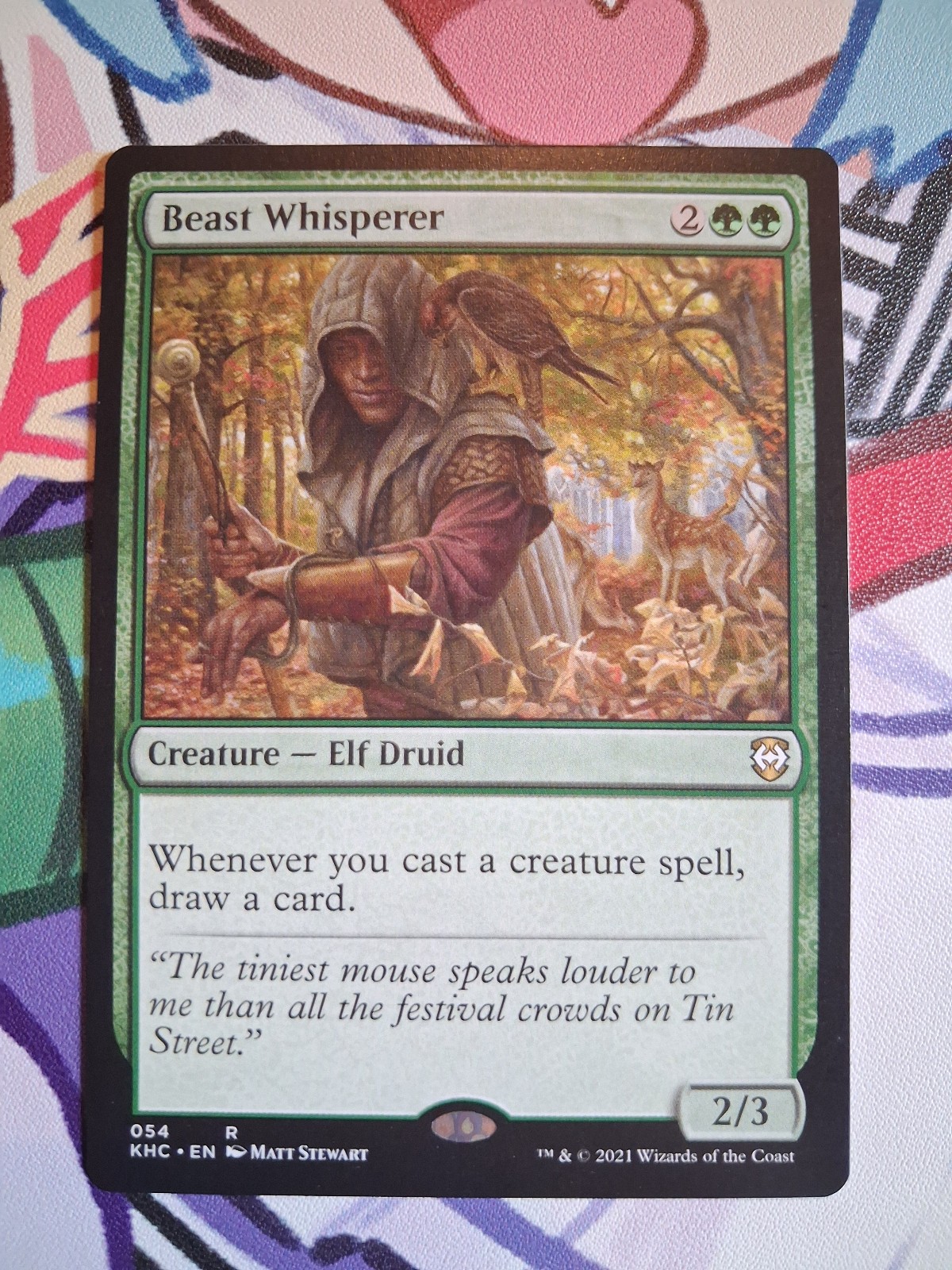Beast Whisperer Commander: Kaldheim 054 Regular Near Mint