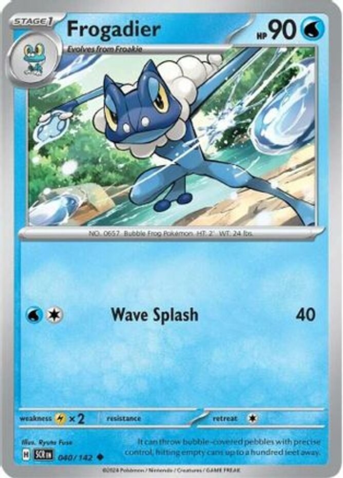 Frogadier – 040/142 – Uncommon – Near Mint