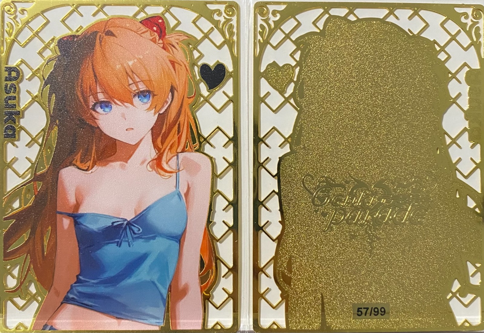 Serialized Metal Card Genki Parade 3 Goddess Story Anime Waifu Card
