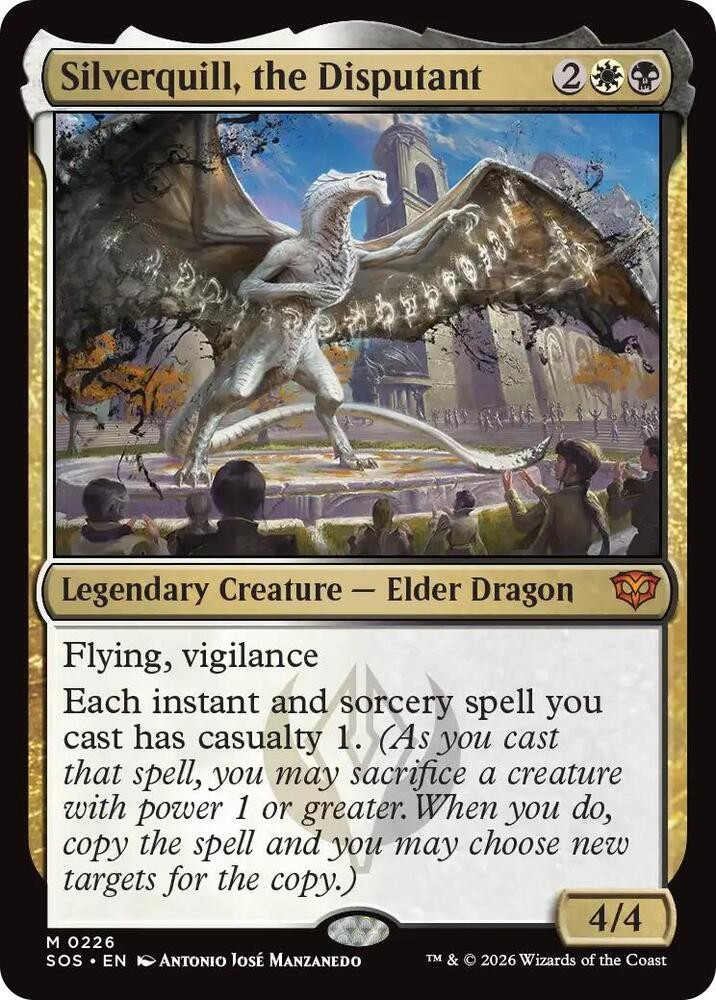 1x Silverquill, the Disputant – Secrets of Strixhaven Near Mint – MTG