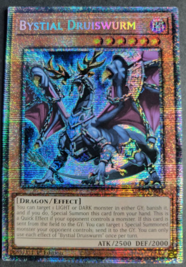 Yugioh – Bystial Druiswurm – MP25-EN044 Starlight Rare – 2025 Mega Pack – NM/M