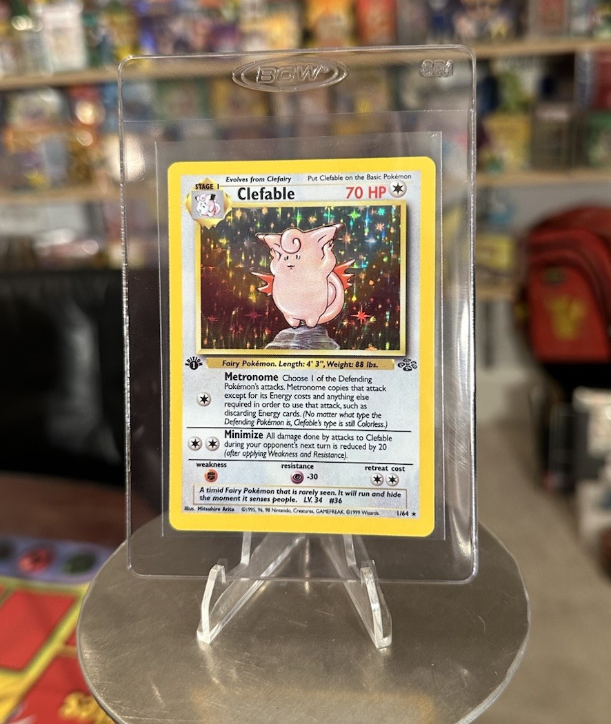 1st Edition Clefable 01/64 Jungle Holo 🩷