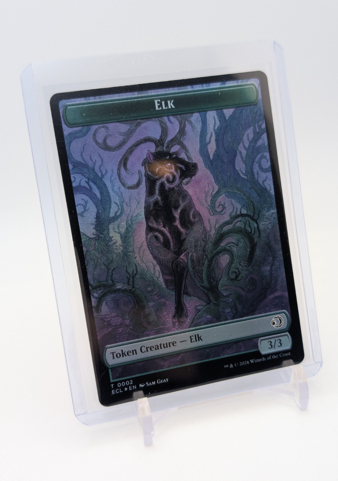 MTG – Elk Mutavault Double-Sided Token – FOIL Token #2 11 – Lorwyn Eclipsed NM