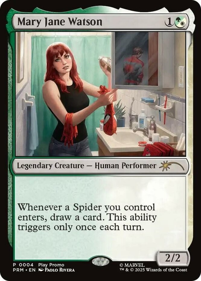 1x Mary Jane Watson (4) – PLAY PROMO MTG Unique & Misc. Promos NM Magic Regular
