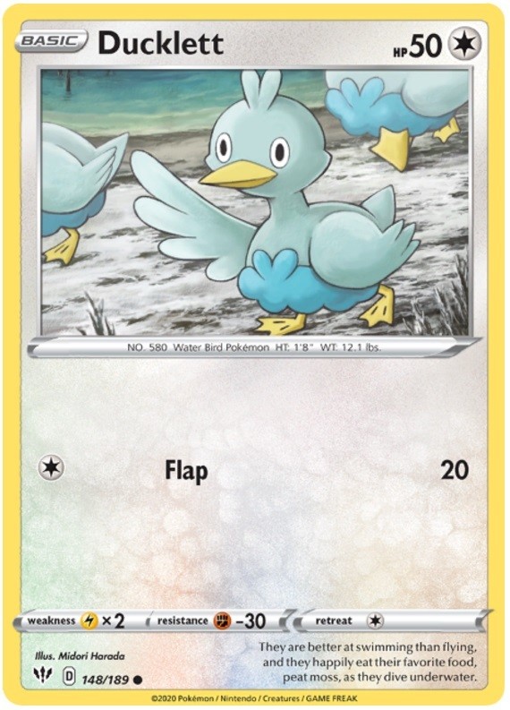 Ducklett – 148/189 – Common – Lightly Played