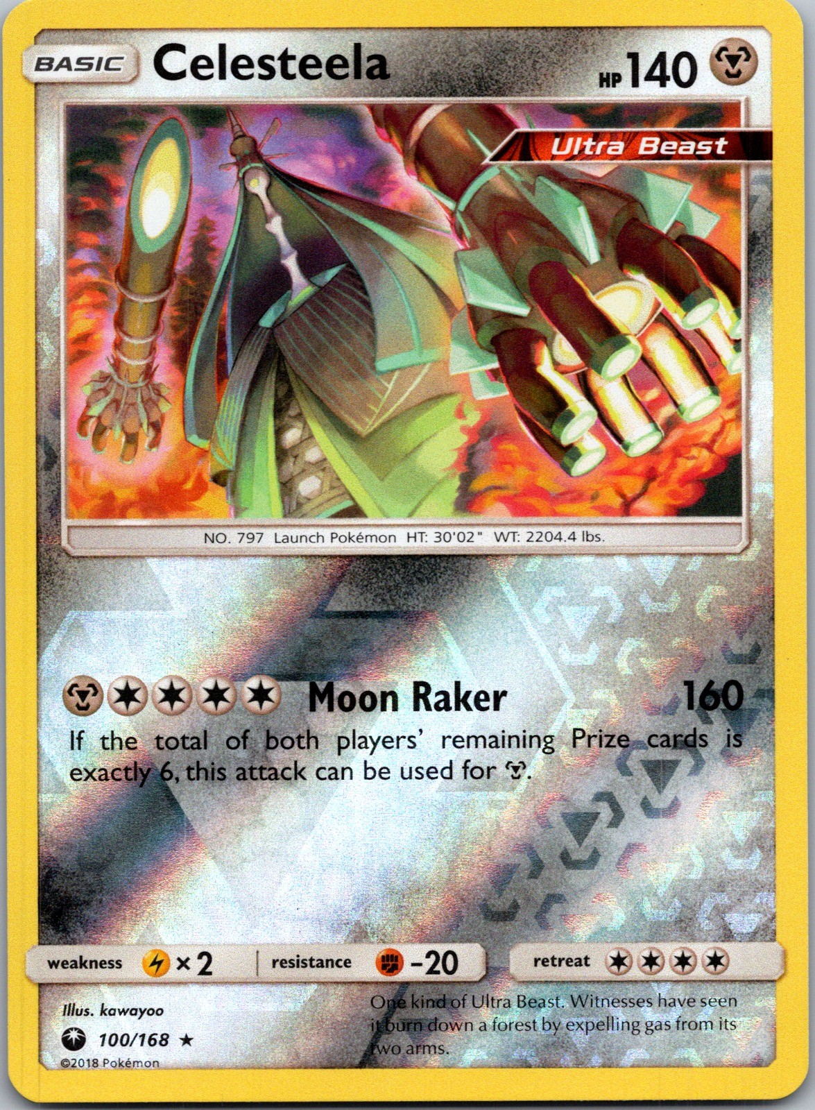 Celesteela Reverse Holo Holo Rare CES 100/168 NM