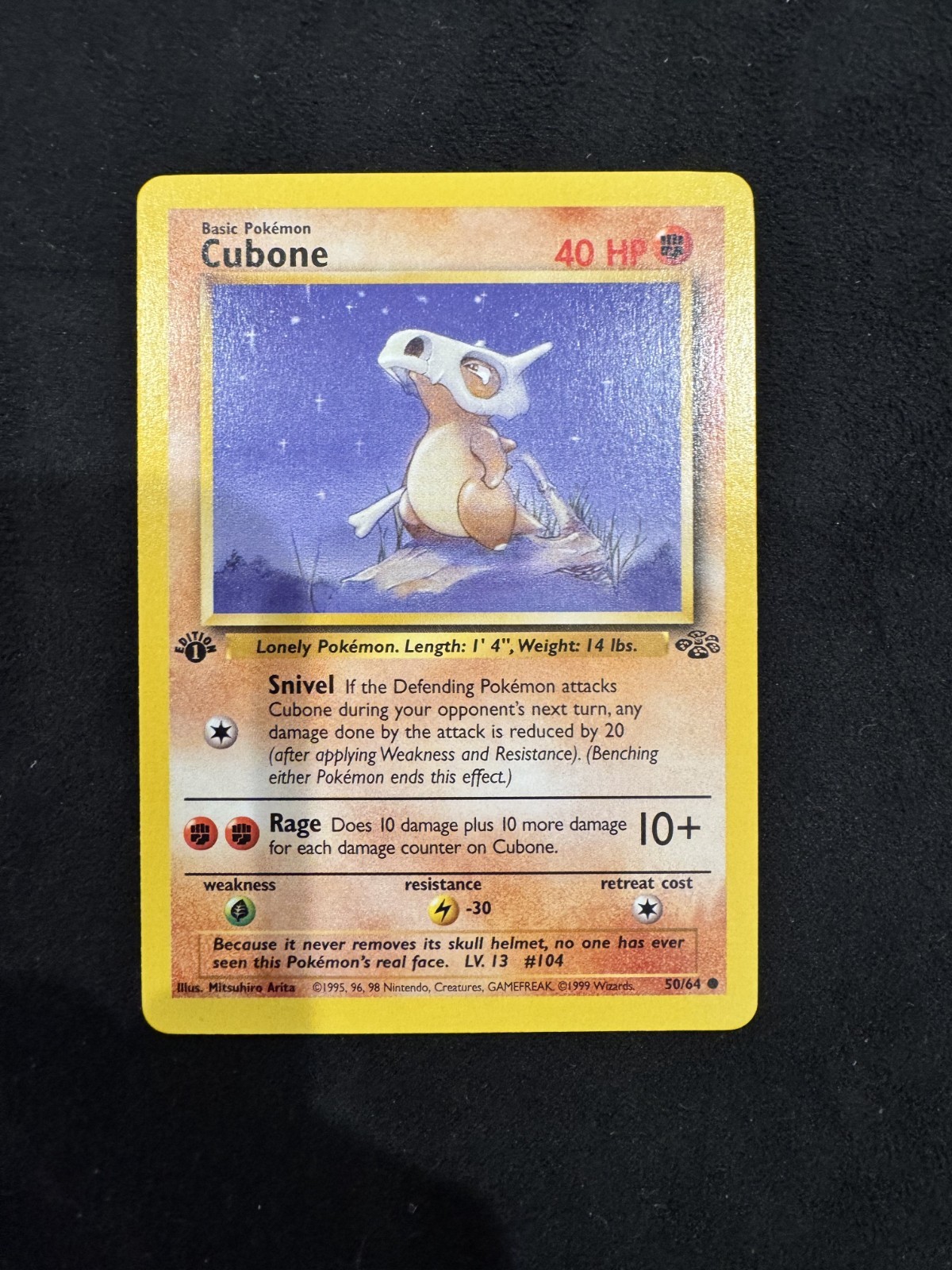 Cubone 50/64 Jungle first edition NM