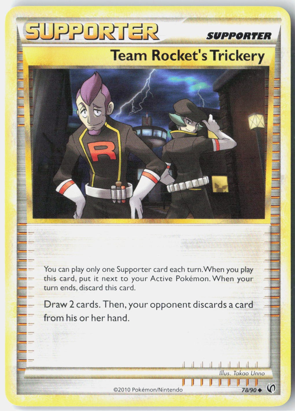 Team Rocket’s Trickery Undaunted 78/90 Pokemon Card