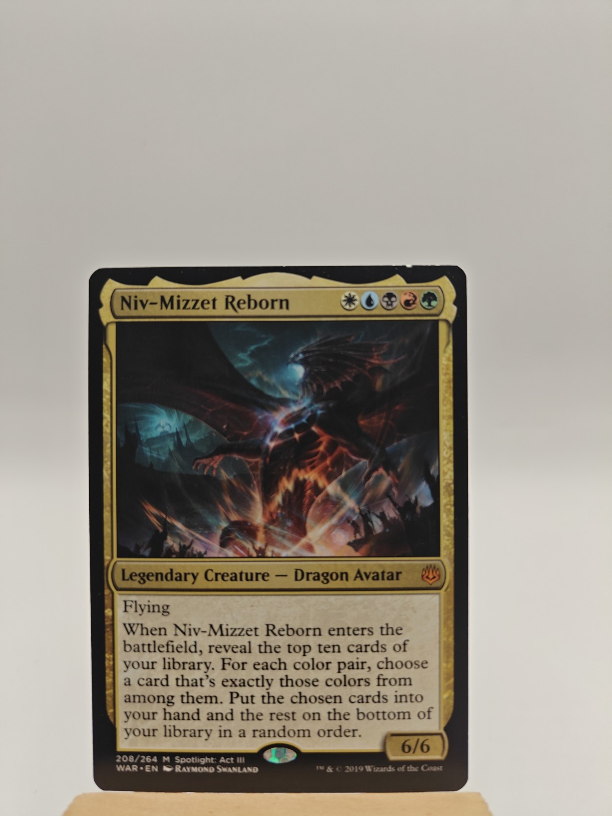 Niv-Mizzet Reborn M War of the Spark 208 MTG Magic