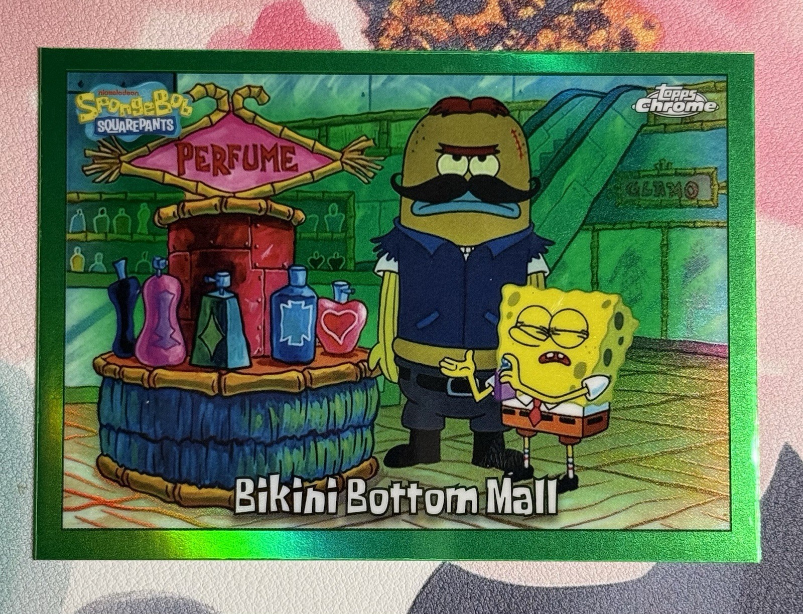 2025 Topps Chrome Spongebob KELP GREEN REFRACTOR Cards #1-200 – You Choose!