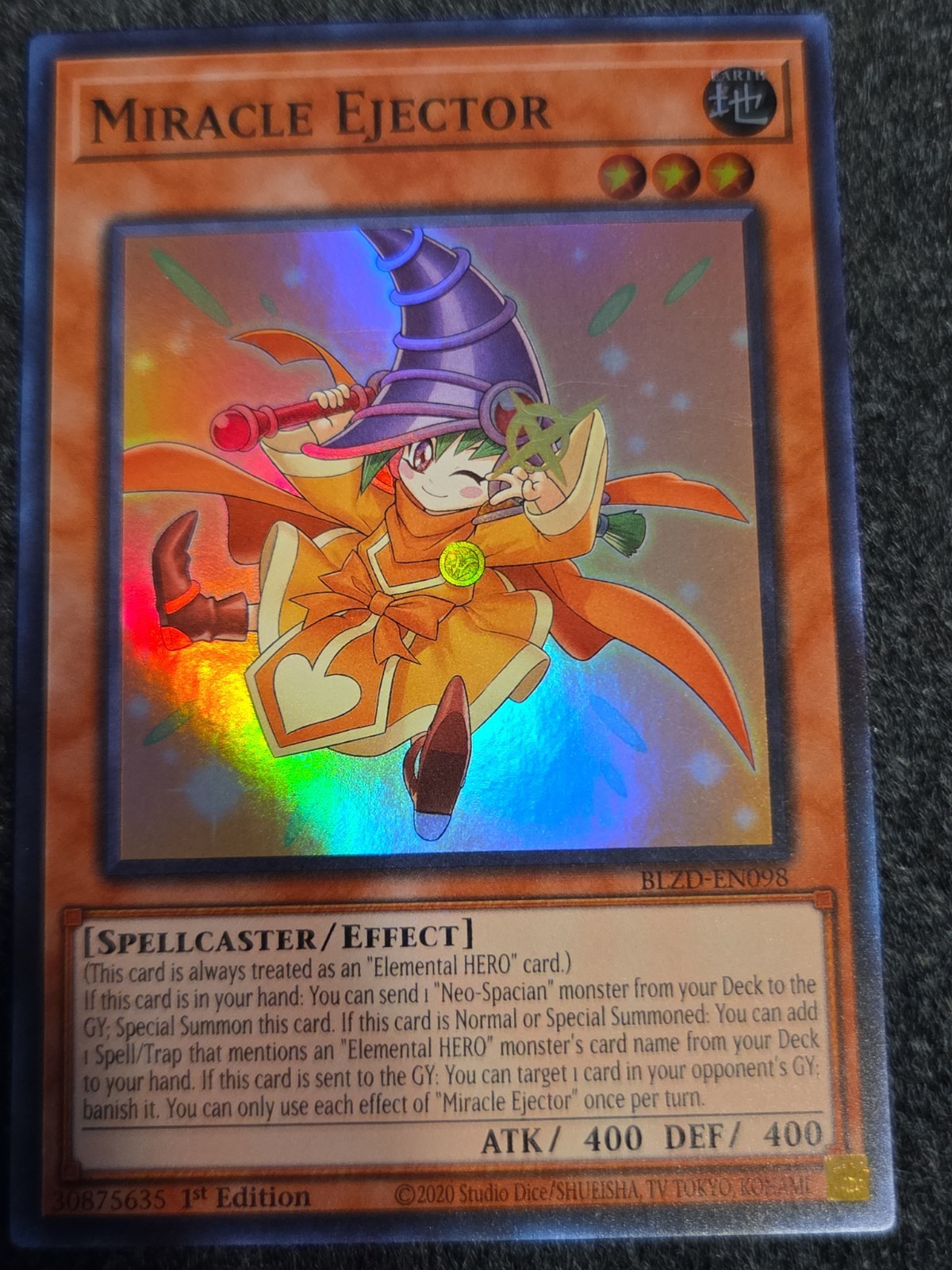 Miracle Ejector – BLZD-EN098 – Super Rare – Blazing Dominon – NM/M