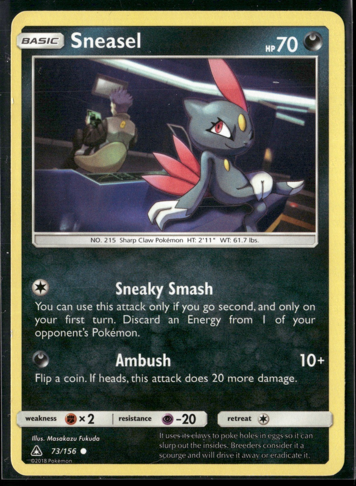 Sneasel Common SM – Ultra Prism 73/156 NM
