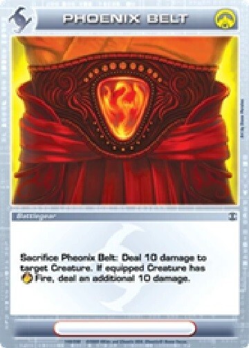 Chaotic Phoenix Belt 140/200 AU 1st Edition Foil Rare
