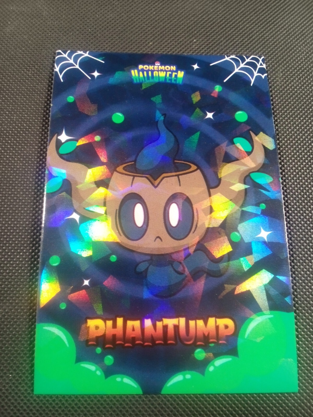 Pokemon 2024 Card Database Halloween Set Phantump Cracked Holo Peru US Seller