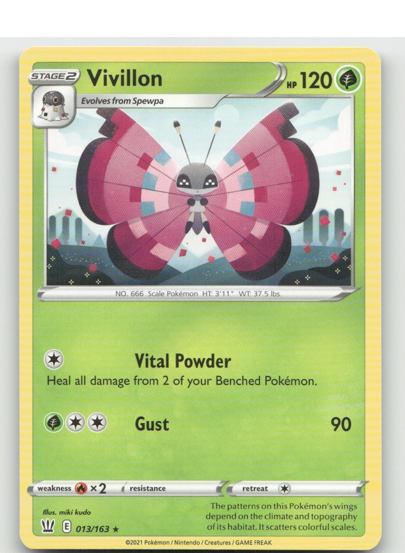 Vivillon SWSH05: Battle Styles [SWSH05 – 013/163]