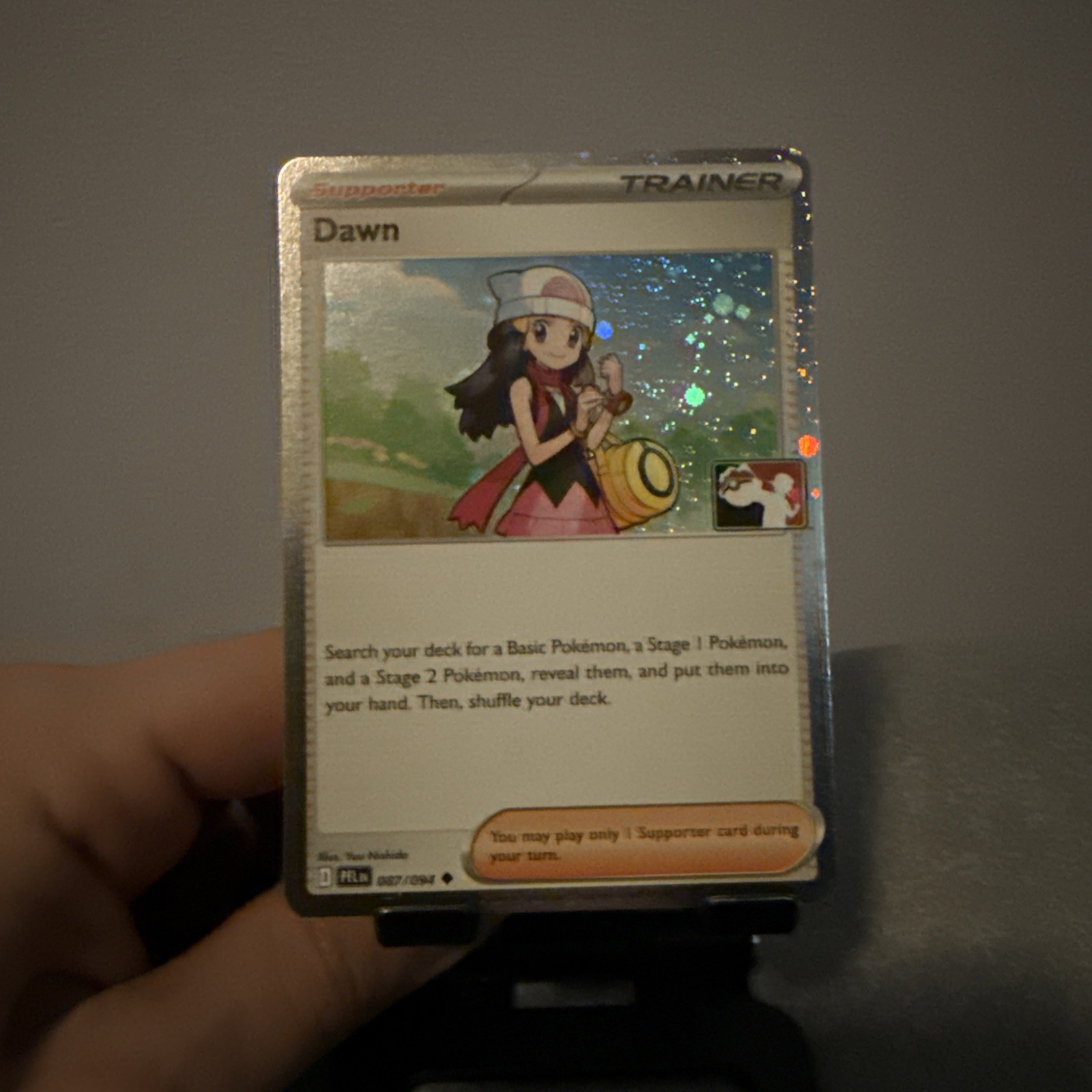 Pokémon TCG Dawn 087/094 Stamped Prize Pack 9 Cosmo Holo