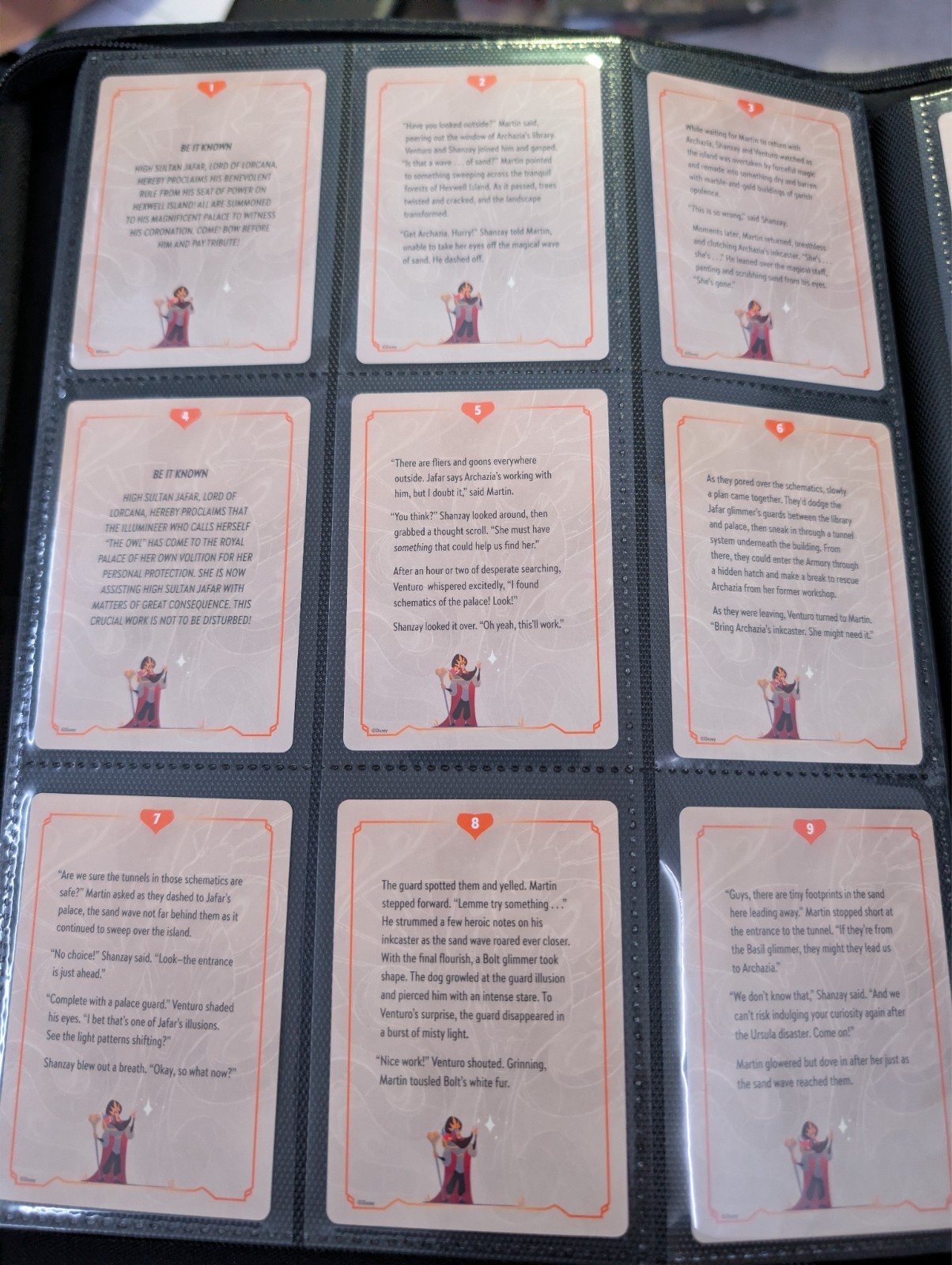 Disney Lorcana: Chapter 8 Reign of Jafar Puzzle & Lore Pieces