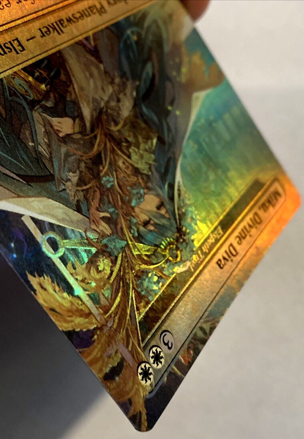 MTG Miku, Divine Diva – Elspeth Tirel RAINBOW FOIL Secret Lair Drop 1585 NM