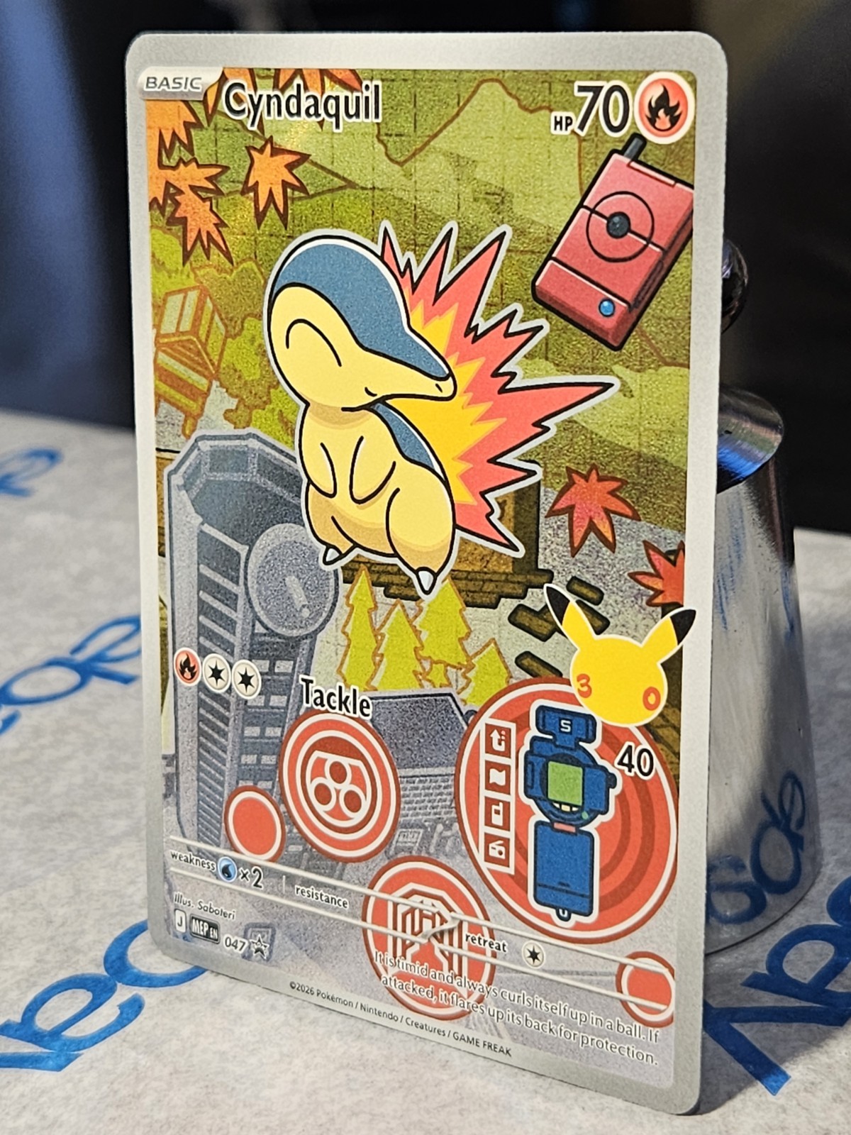 Promo Cyndaquil #047 Pokemon Card First Partner Series 2 NM-MT 2026