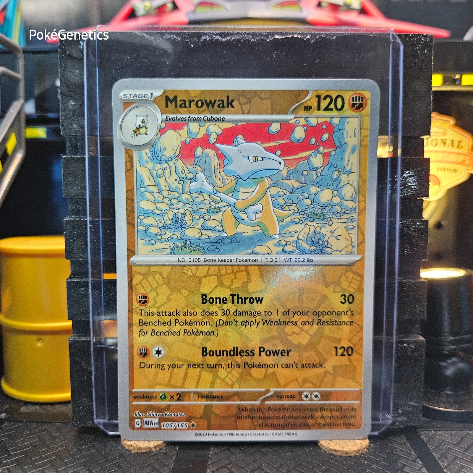 Marowak 151 Reverse Holo Pokémon TCG 105/165 Scarlet & Violet Rare