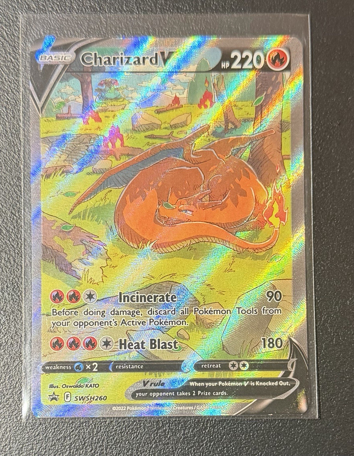 Pokemon Charizard V SWSH260 Promo NM