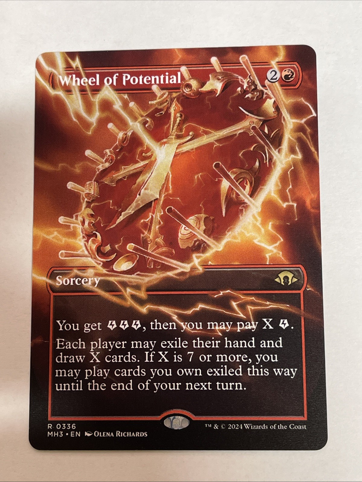 Wheel of Potential (Borderless) Modern Horizons 3 #336 Rare