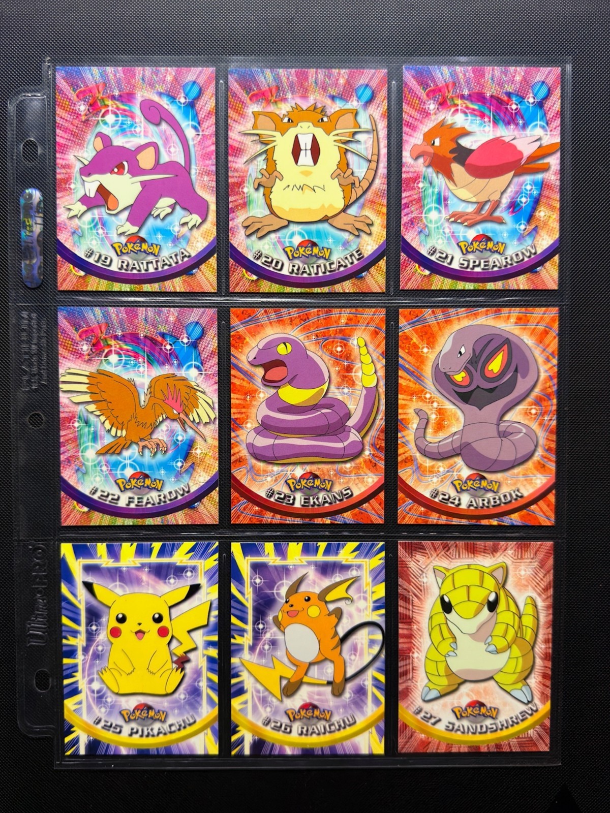 topps Pokemon TV Animation Edition Series 1 Non Holo Foil Black Logo You Choose