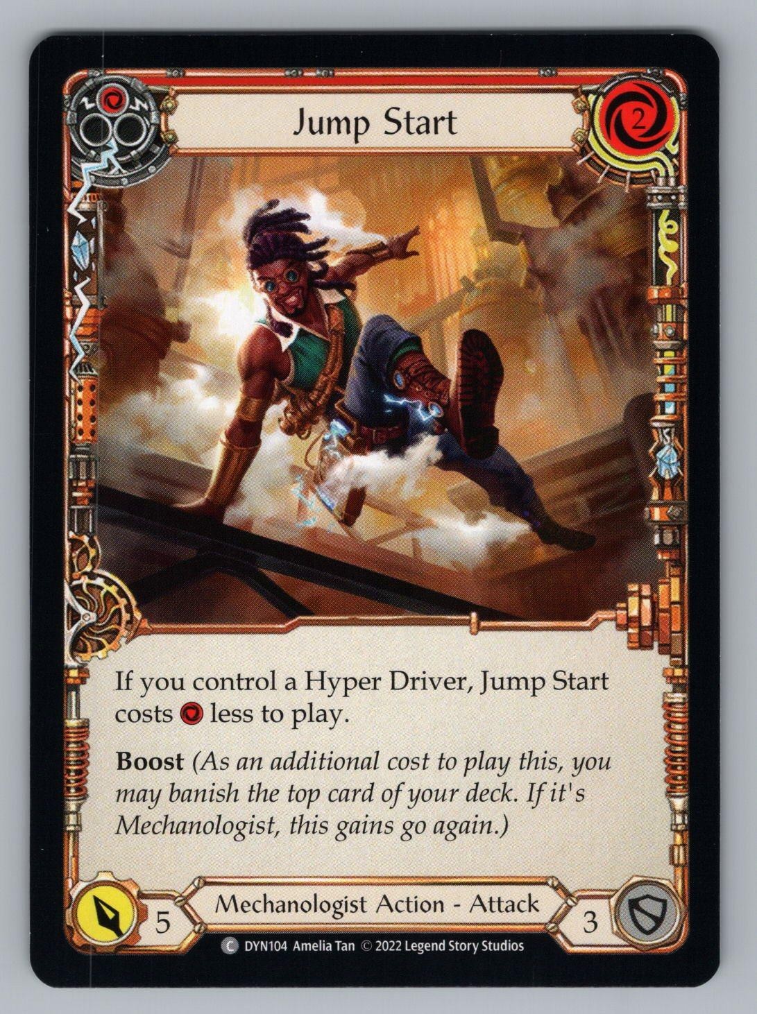 JUMP START (YELLOW) DYN105 C FLESH AND BLOOD NM WISNU TAN!^