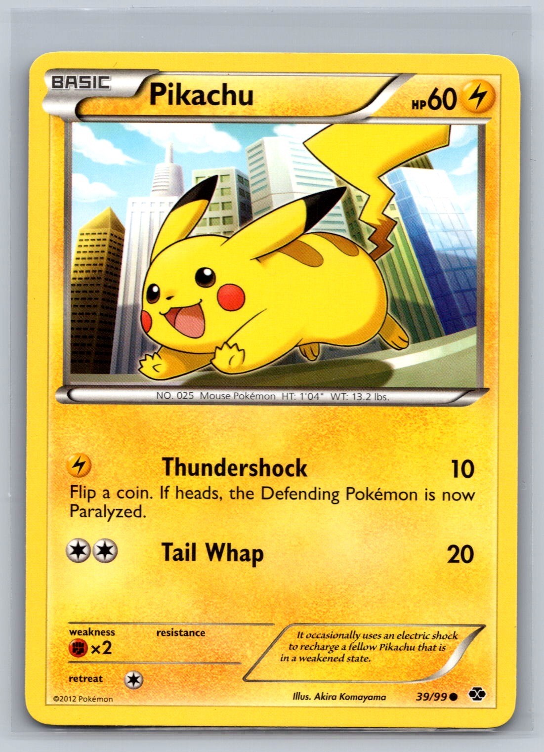 Pikachu 39/99 Common Next Destinies Pokemon Near Mint