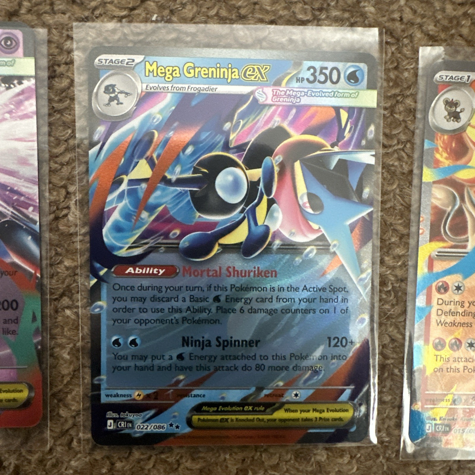 Pokemon TCG Chaos Rising Full Pokémon EX Base Collection – 10 Cards All In