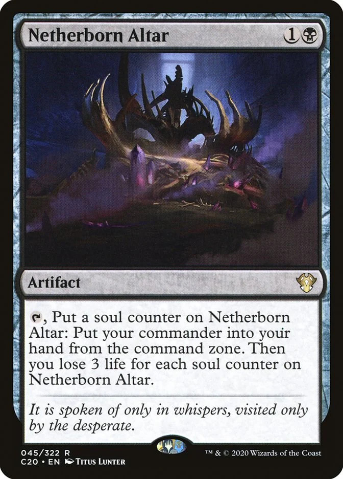 Netherborn Altar – 45 / English / Lightly Played MTG