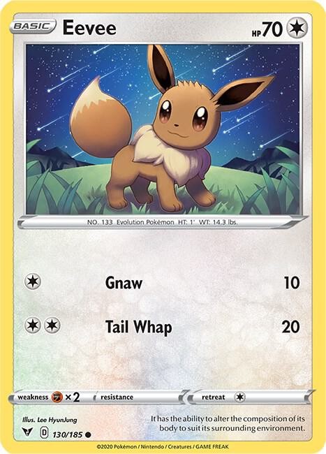 Eevee Common SWSH04: Vivid Voltage 130/185 NM