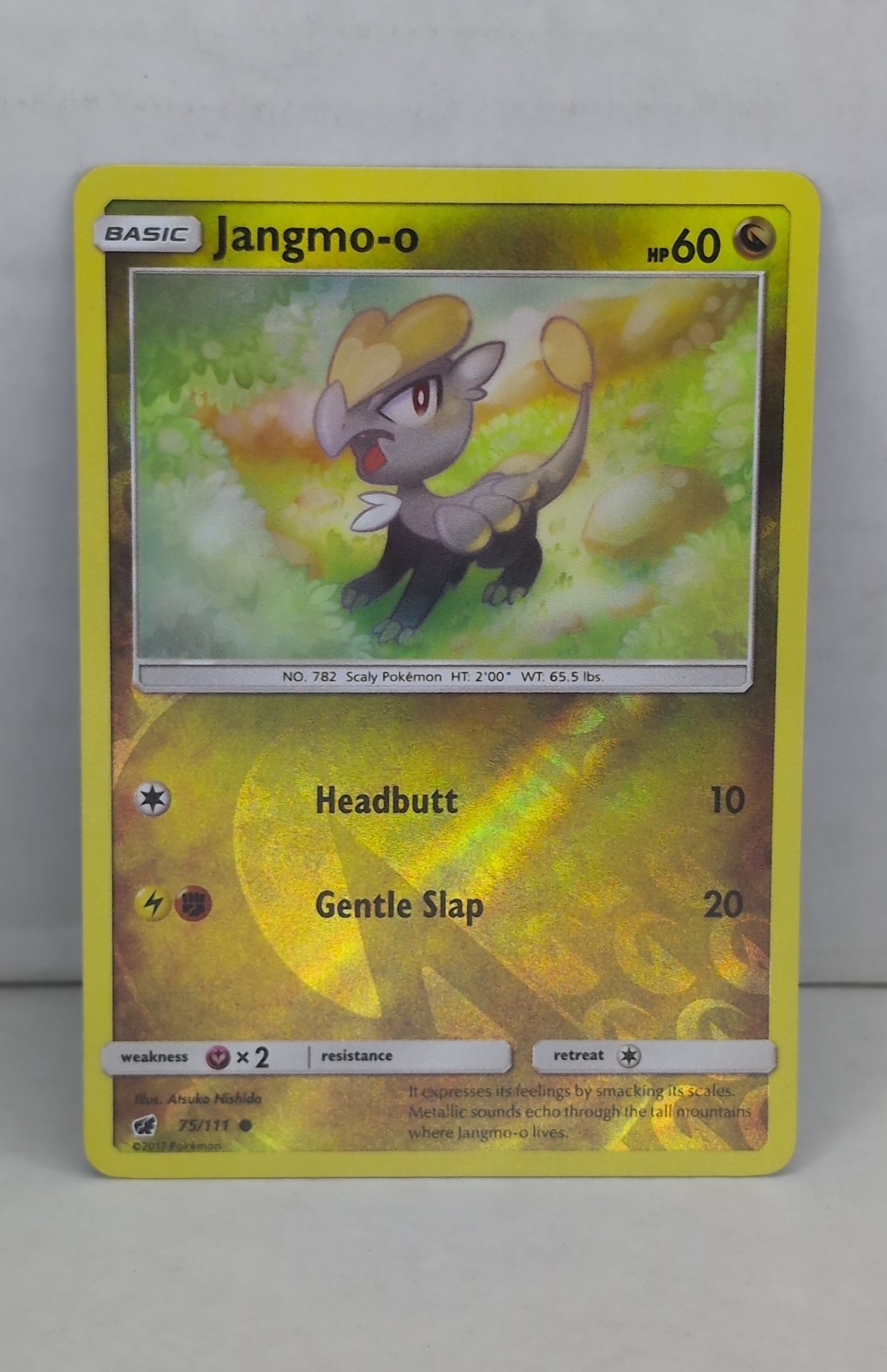 Jangmo-o 75/111 Sm-Crimson Invasion Reverse Holo