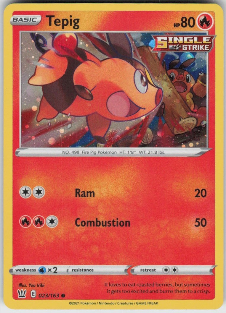 Holo Tepig 023/163 Promo Miscellaneous Cards & Products Near Mint