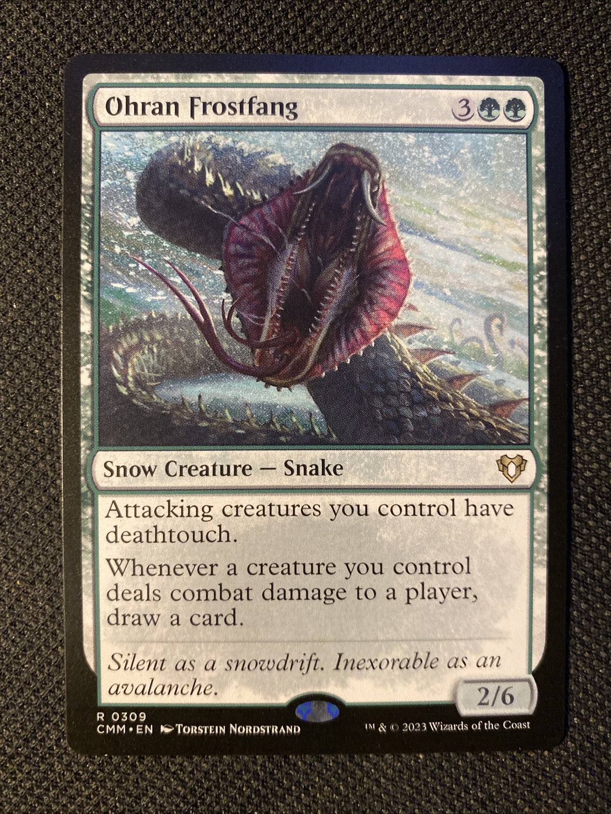 MTG Ohran Frostfang #309 NM Rare Commander Masters CMM FREE SHIPPING!