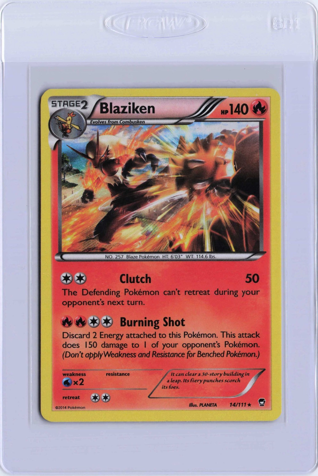 Blaziken Holo Rare XY – Furious Fists 14/111 #2