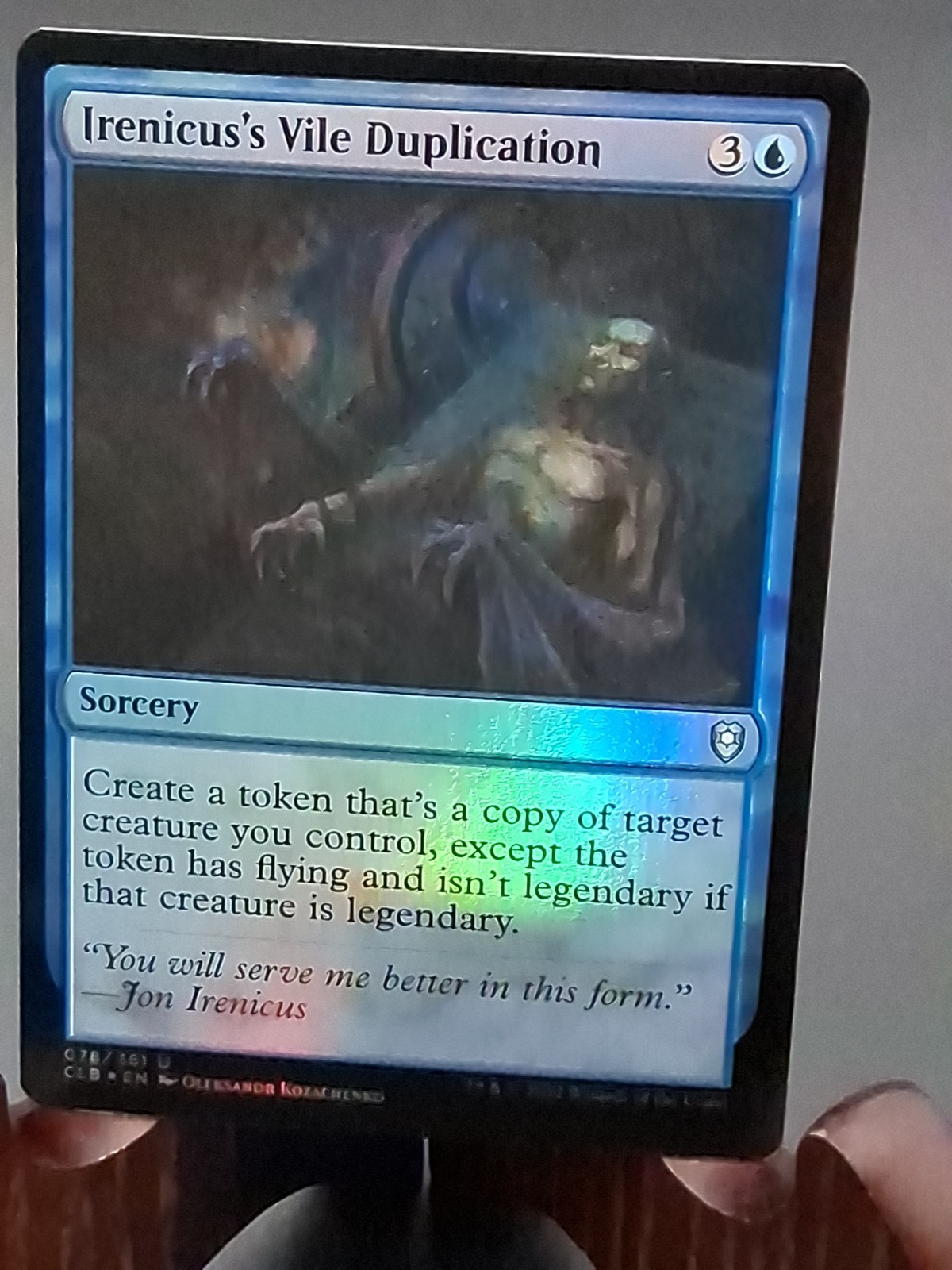 Irenicus’s Vile Duplication Commander Legends: Battle for Baldur’s Gate Foil NM