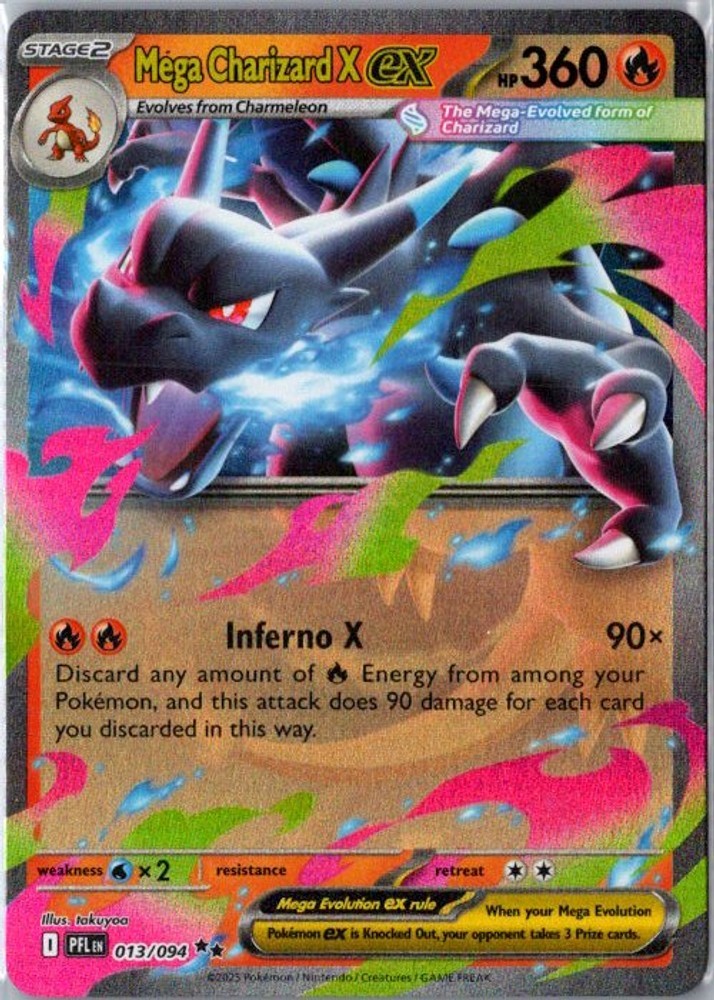 Mega Charizard X ex [PFL – 013/094] Near Mint